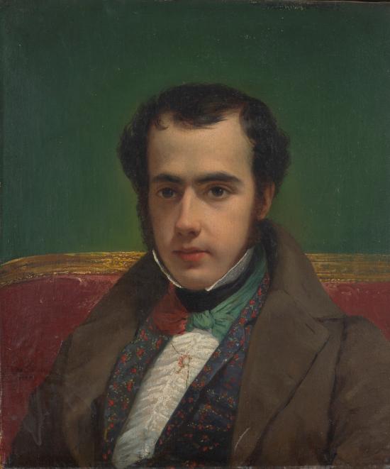 Retrato de José Manuel Ramírez Rosales, Colección Museo de Artes Decorativas.(Archivo CNCR,. Fotografía: Pérez, T. 2019. Edición: Pérez, M. 2020)