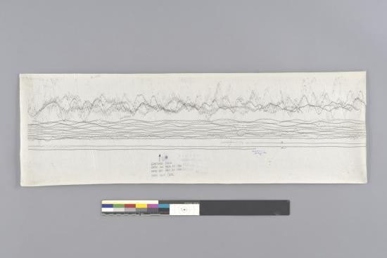 Sismograma terremoto de Valdivia 1960